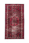 3' x 6'7" Vintage Red Short Runner Rug