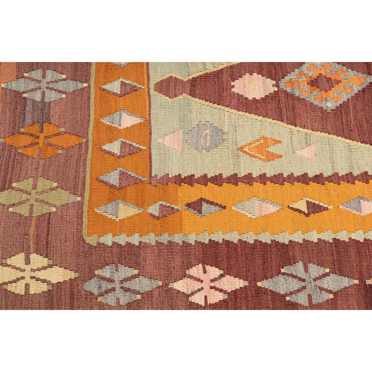 Palma - (5'11'' x 6'7'') Vintage Turkish Kilim