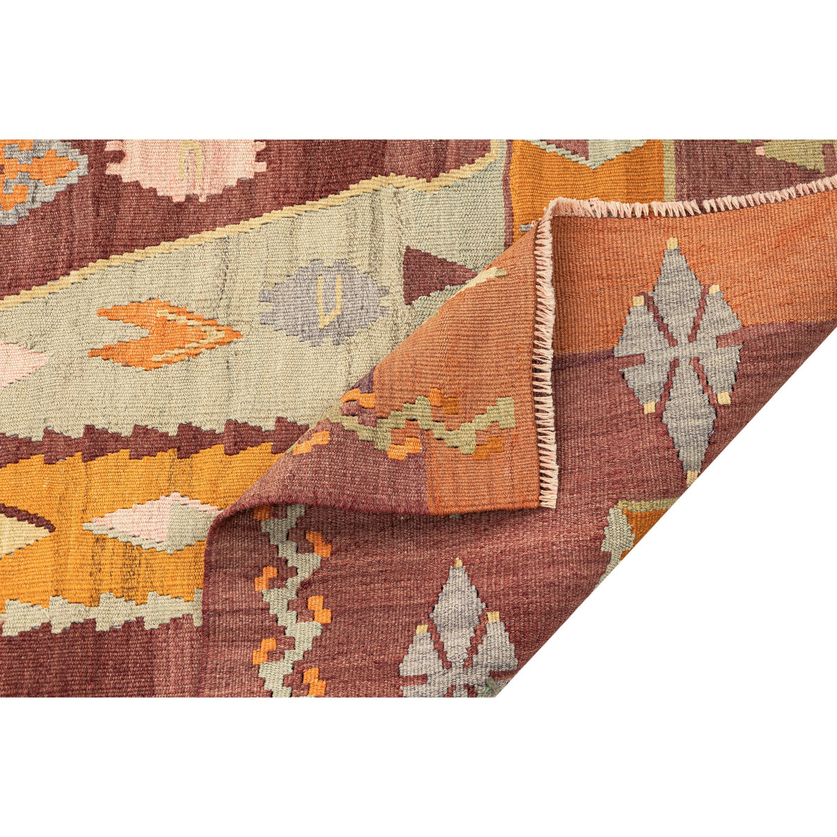 Palma - (5'11'' x 6'7'') Vintage Turkish Kilim