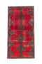 3'11" x 7'3" Vintage Red Medium Area Rug