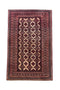4' x 6'6" Vintage Turkoman Style Area Rug
