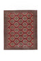 9'6" x 11'6" Vintage Geometric Style Red Oversize Rug