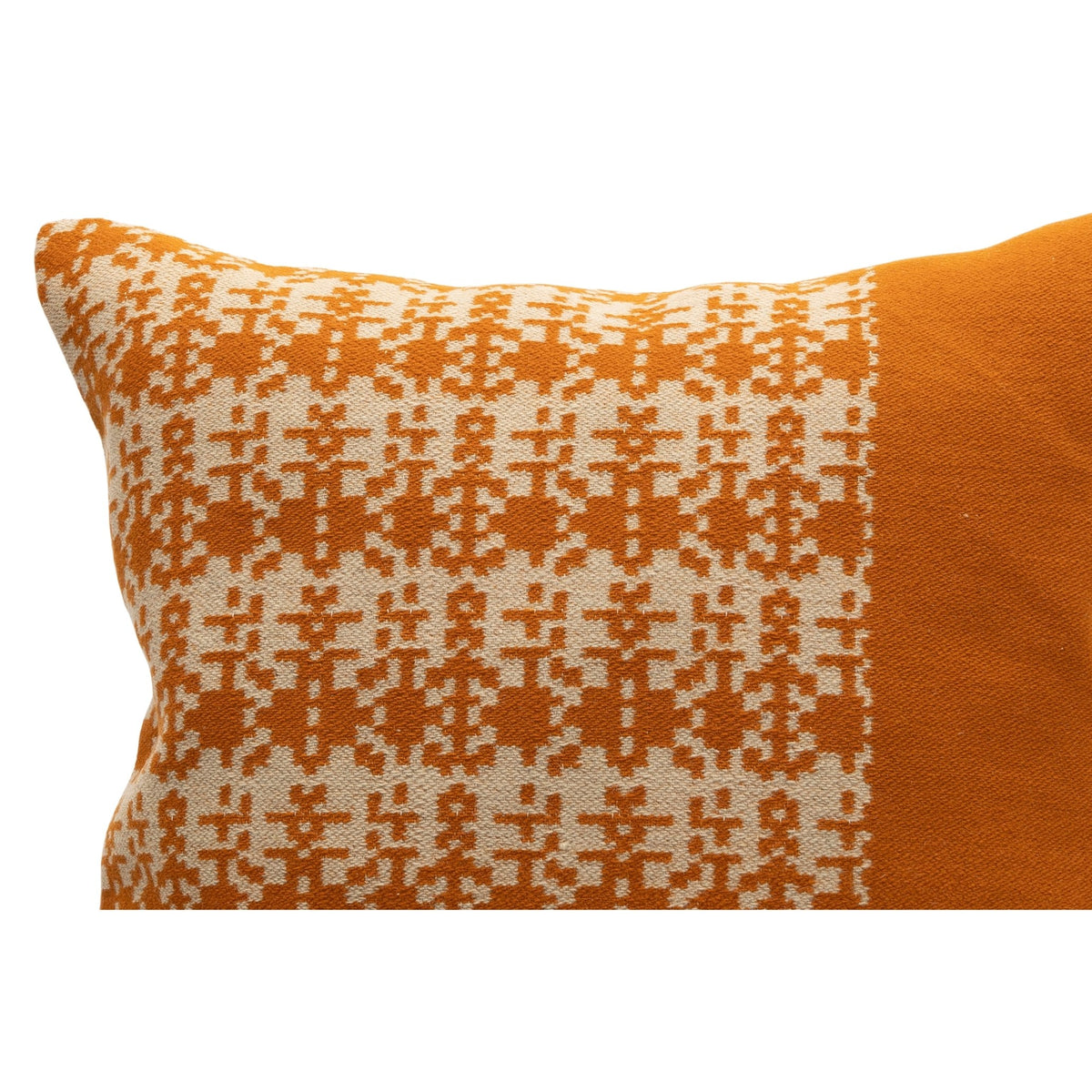 Orange Handwoven Kilim Pillow Cover 20" x 20"