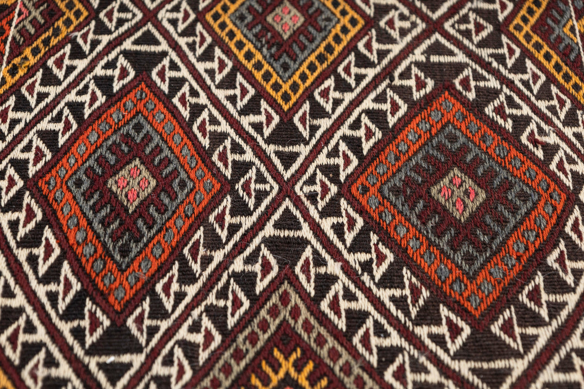 (3'11''x 5'3'') Authentic Flatweave Handwoven Kilim Rugs