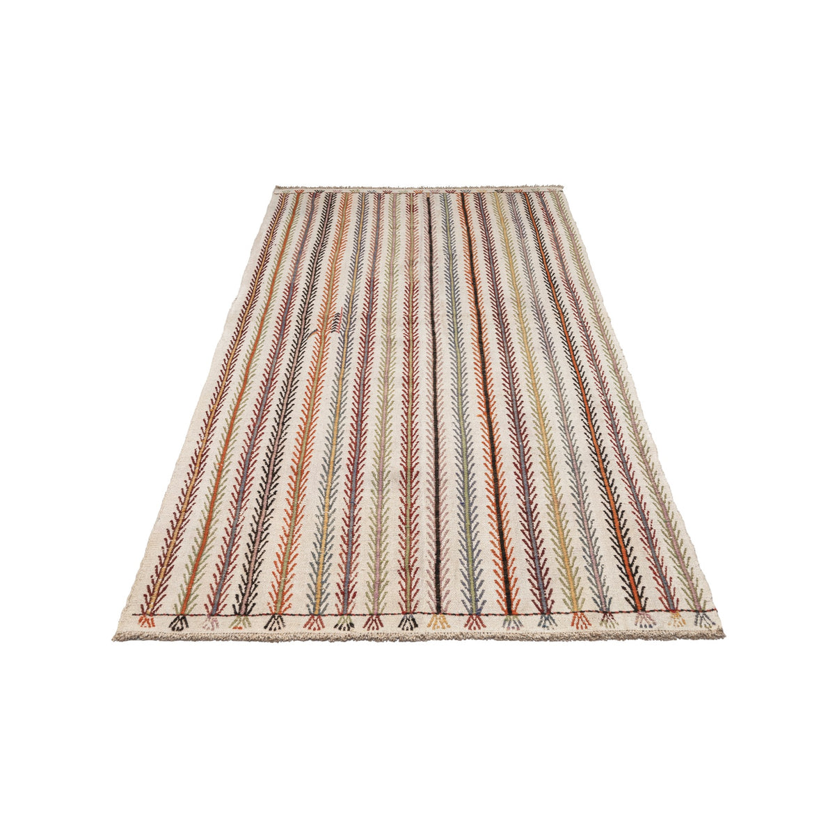 Gundla - (4'1''x 8'6'') Vintage Turkish Kilim