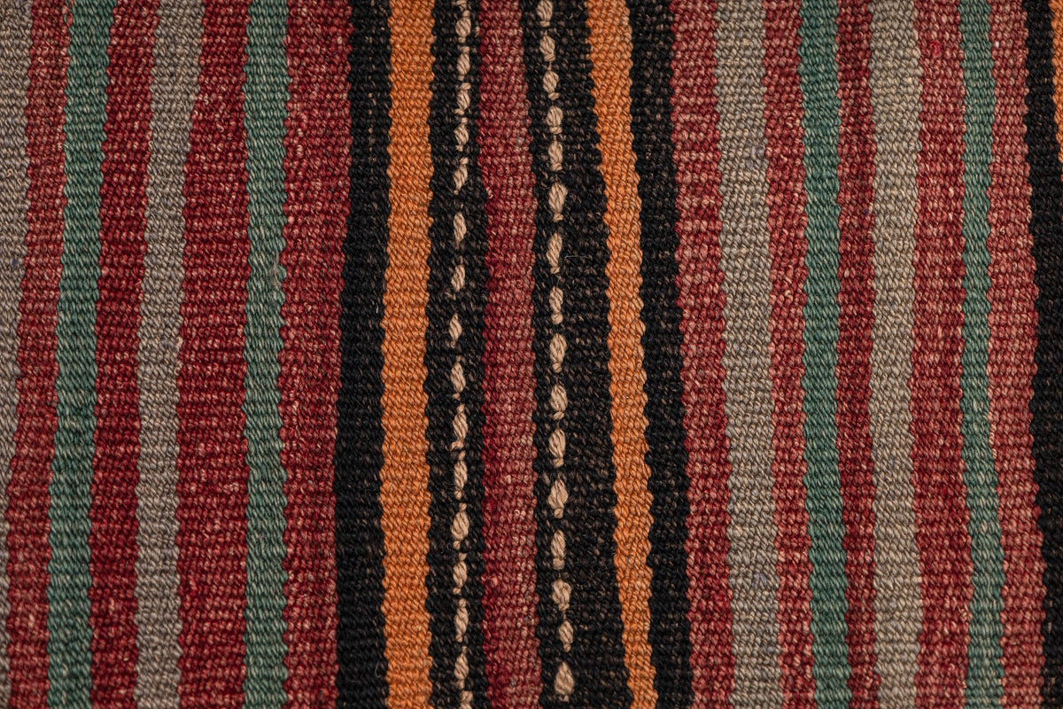 (4'7'' x 9'2'') Authentic Flatweave Striped Kilim Rugs