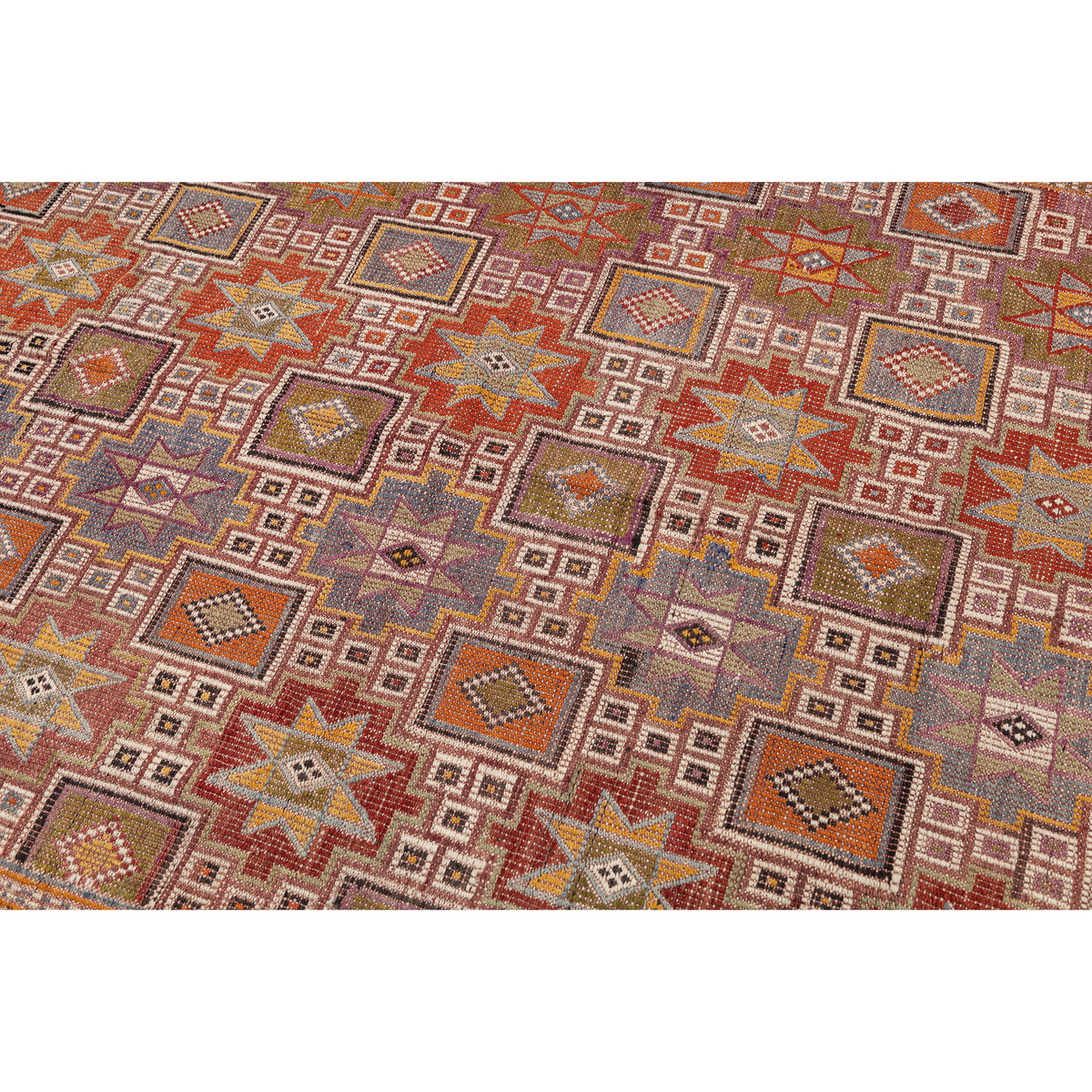 Aksaul - (5' x 8'4'') Vintage Turkish Kilim