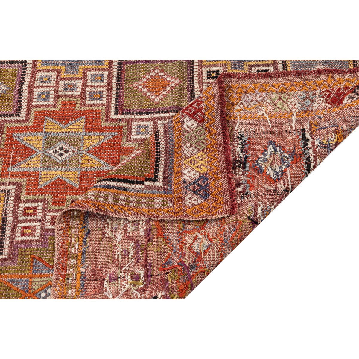 Aksaul - (5' x 8'4'') Vintage Turkish Kilim