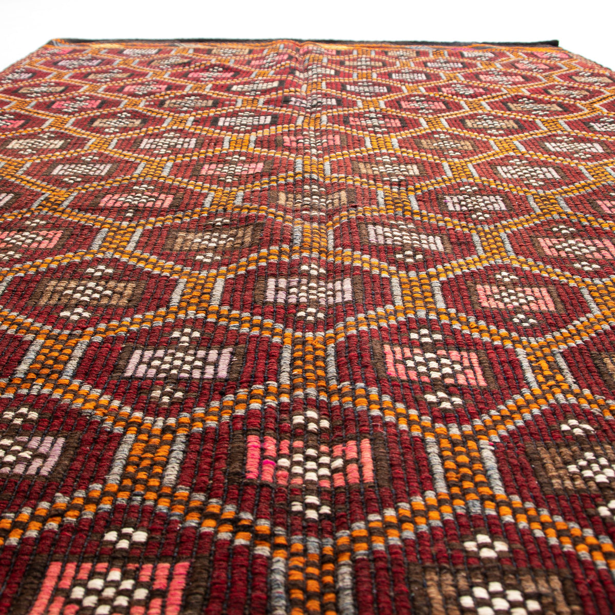 Agbara - (6' x 9'8'') Vintage Turkish Kilim