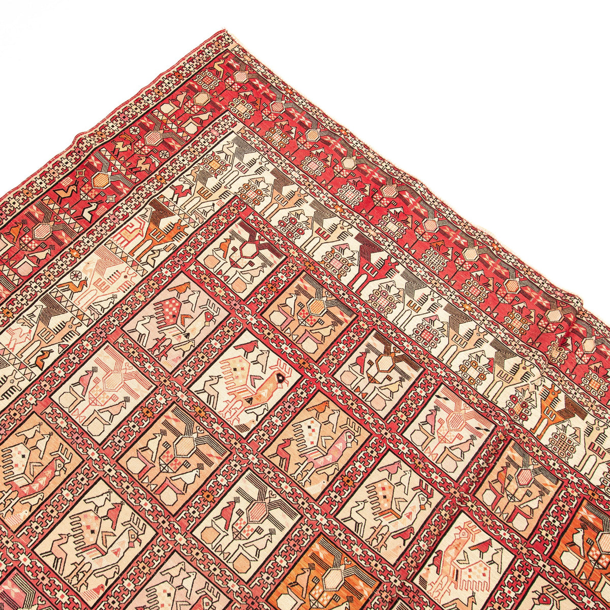 Meru - (6'9'' x 9'7'') Vintage Turkish Kilim