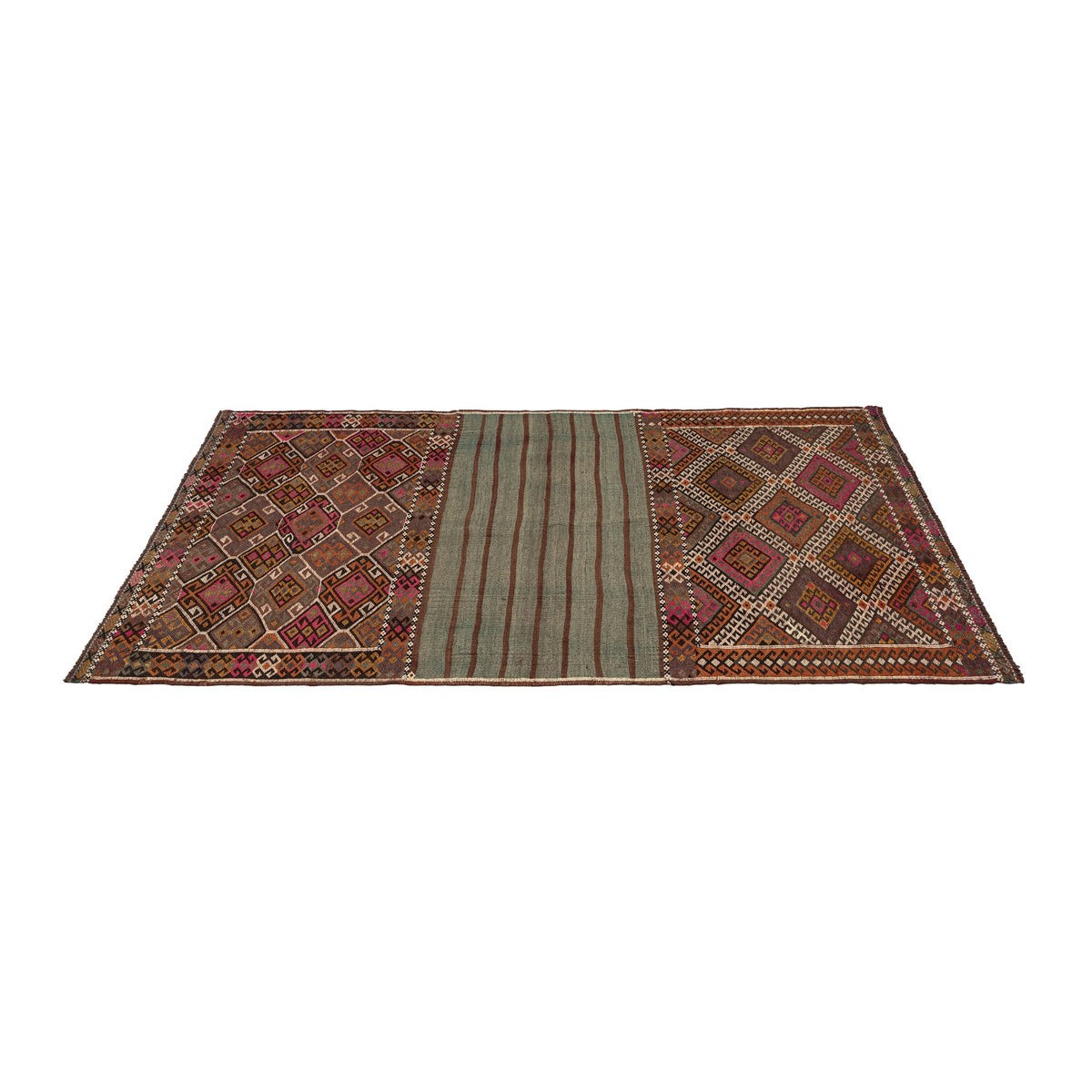 Chejerla - (3'7'' x 6'4'') Vintage Turkish Kilim