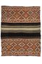 Traditional patterned fabric with geometric design 