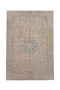 9'5" x 11'4" Neutral Vintage Turkish Oversize Rug
