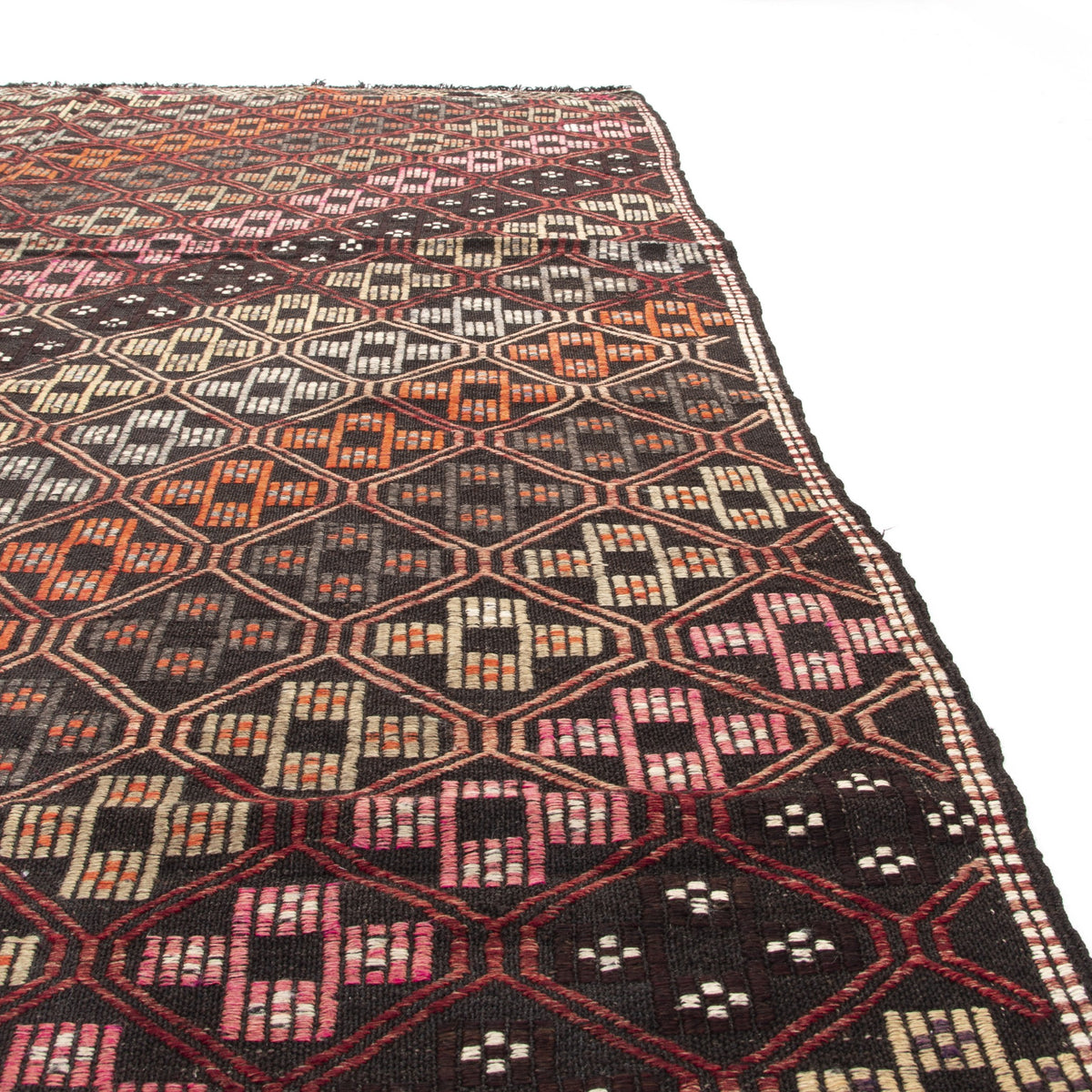 Fodekaria - (6'3'' x 9'11'') Vintage Turkish Kilim