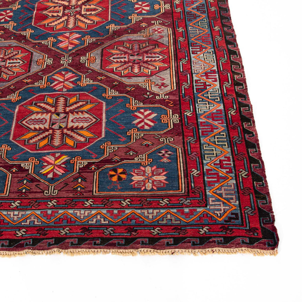 Mendjah - (5'6'' x 9'2'') Vintage Turkish Kilim