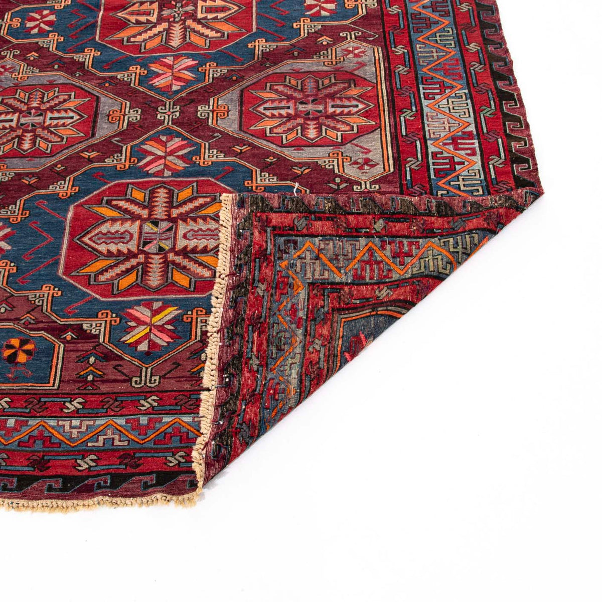 Mendjah - (5'6'' x 9'2'') Vintage Turkish Kilim