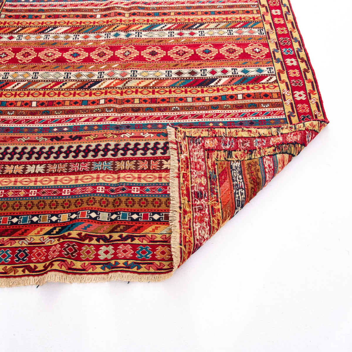 Macurra - (4'9'' x 6'5'') Vintage Turkish Kilim