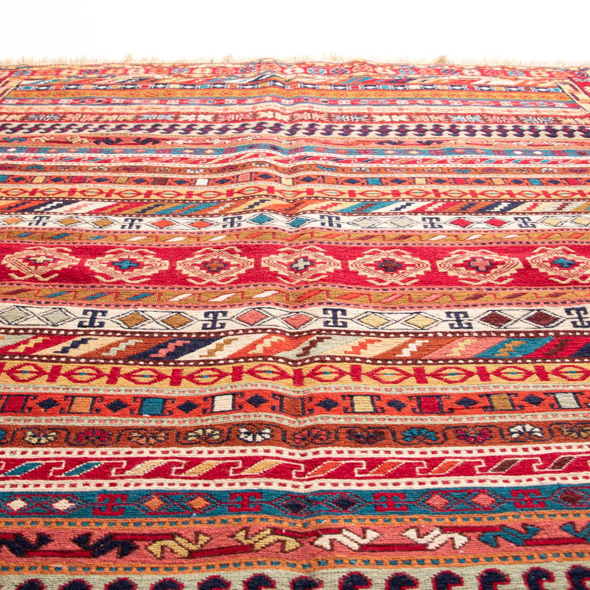 Macurra - (4'9'' x 6'5'') Vintage Turkish Kilim