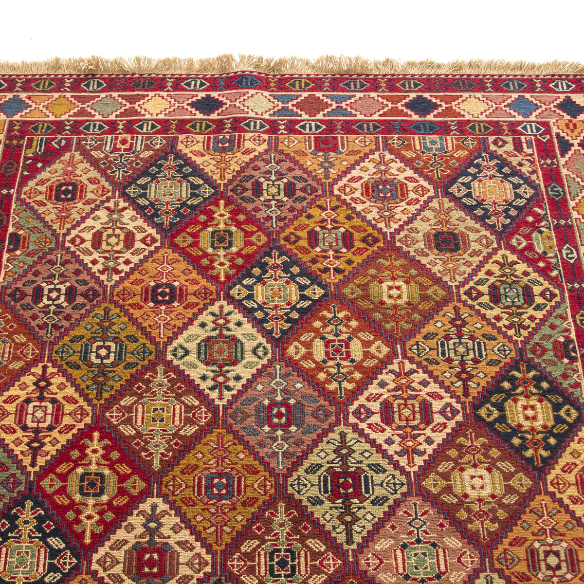 Marrila - (4'3'' x 6'3'') Vintage Turkish Kilim