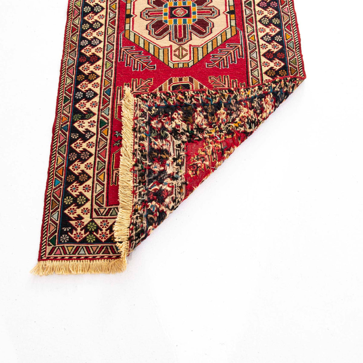 Buraha - (2'6'' x 9'6'') Vintage Turkish Kilim Runner