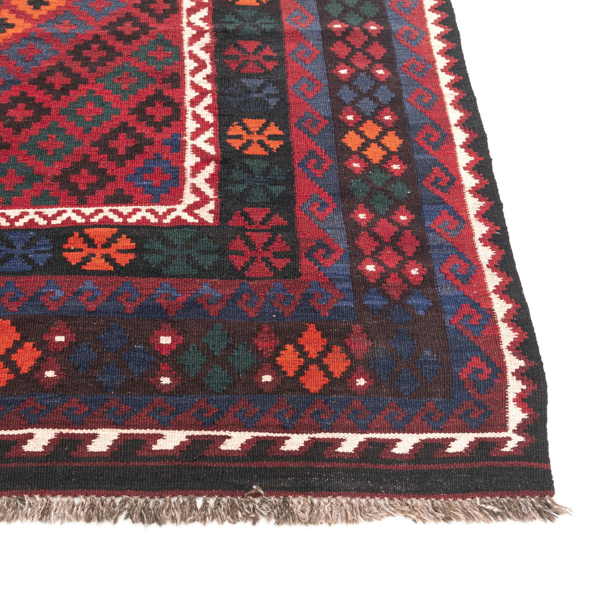 Kenyasi - (6'11'' x 9'9'') Vintage Turkish Kilim