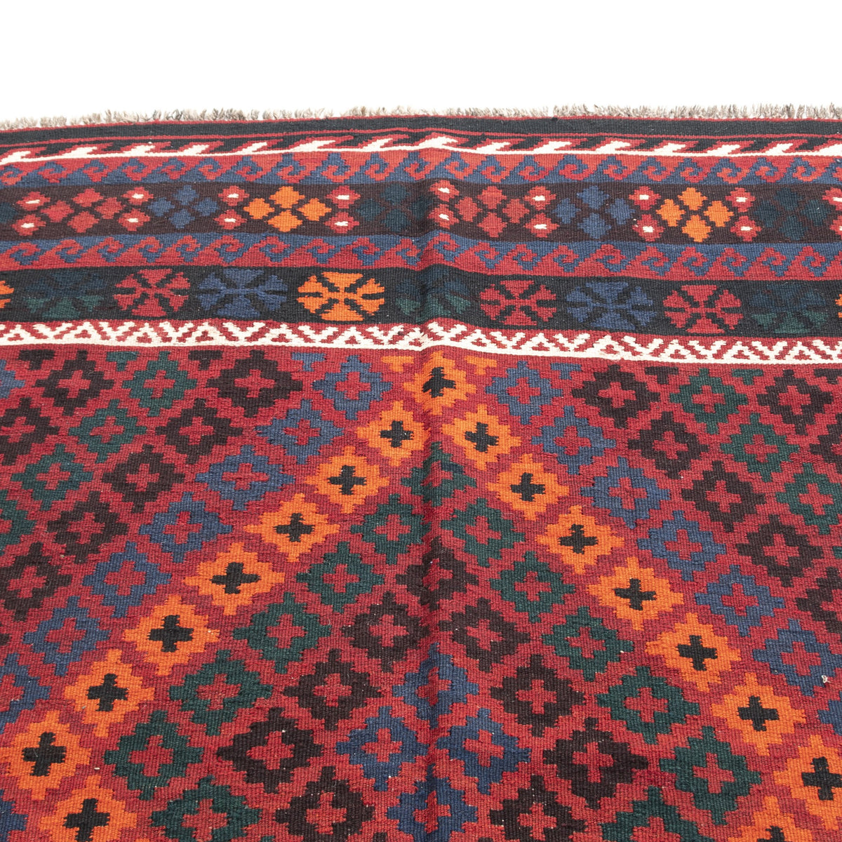 Kenyasi - (6'11'' x 9'9'') Vintage Turkish Kilim