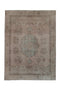 8'10" x 12'11" Neutral Vintage Turkish Oversize Rug