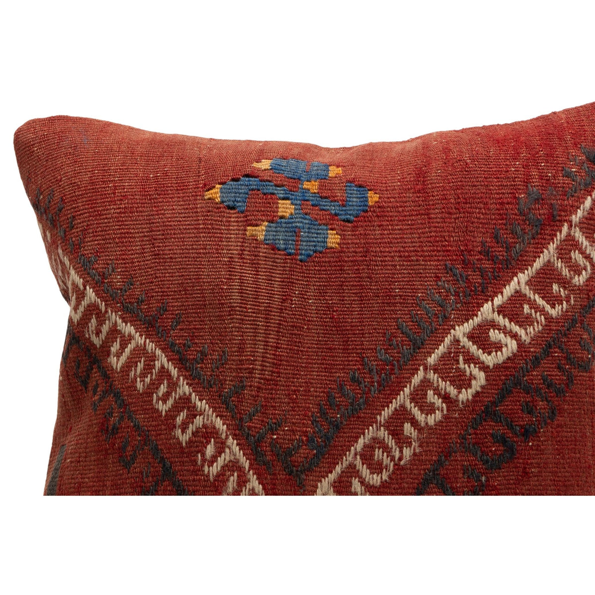 Handmade Kilim Throw Pillow Cover 16" x 16"