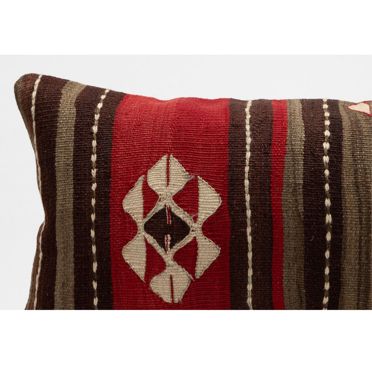 Vintage Neutral Kilim Cushion Cover 12" x 20"