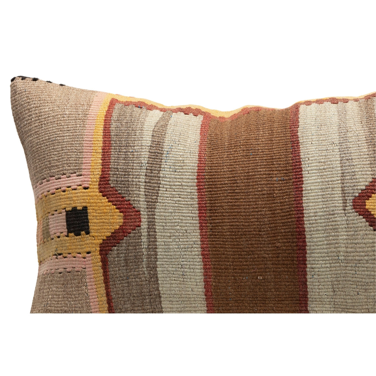 Handwoven Vintage Kilim Pillow Cover 16" x 24"