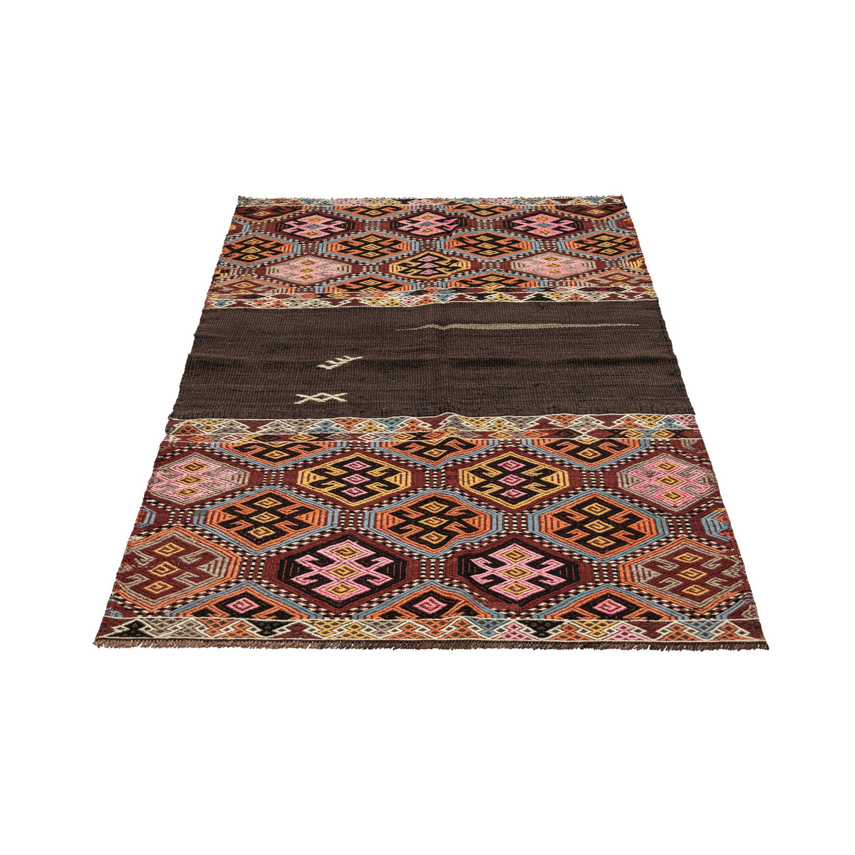 Regonda - (3'7'' x 5'11'') Vintage Turkish Kilim