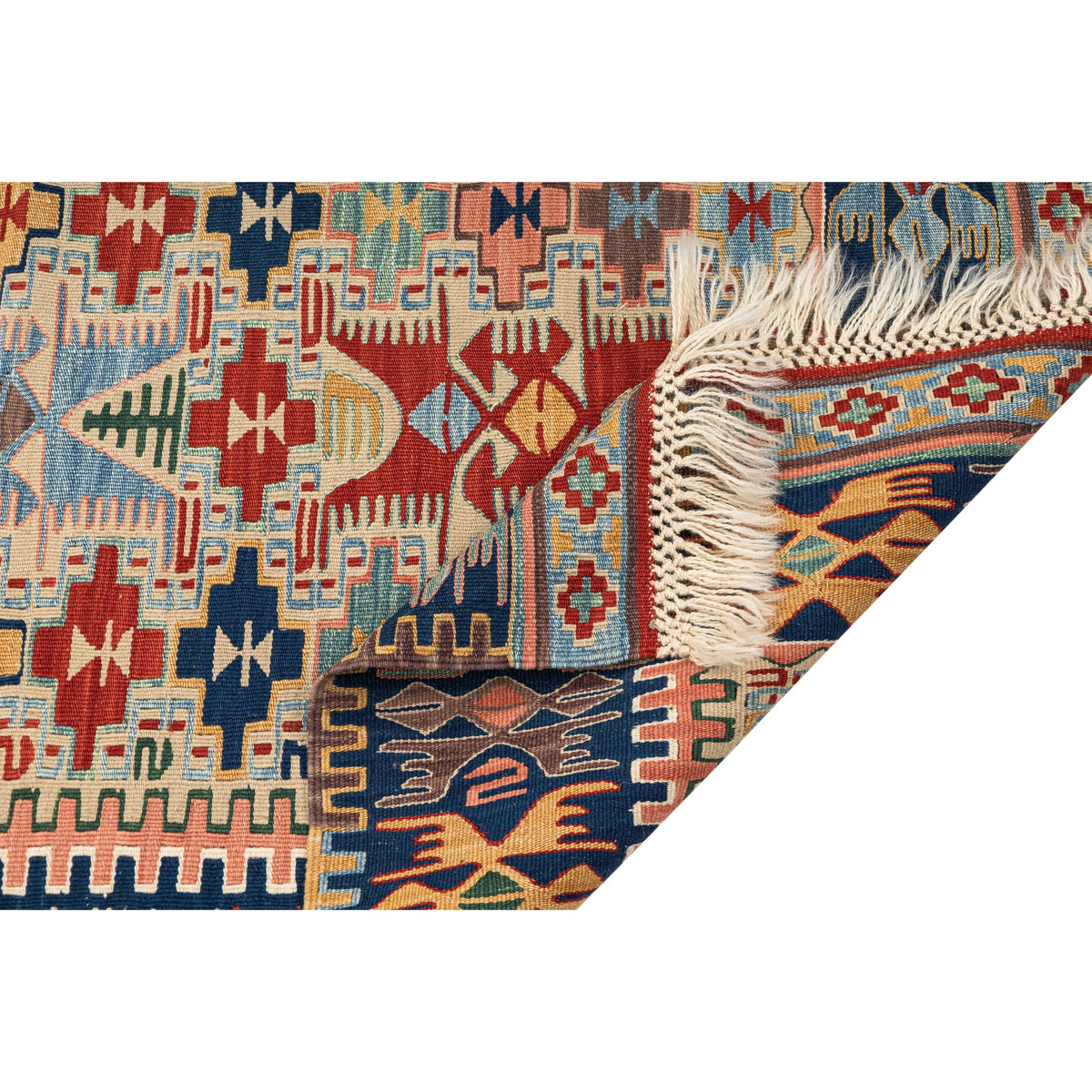 Bizana - (3'3'' x 4'11'') Vintage Turkish Kilim