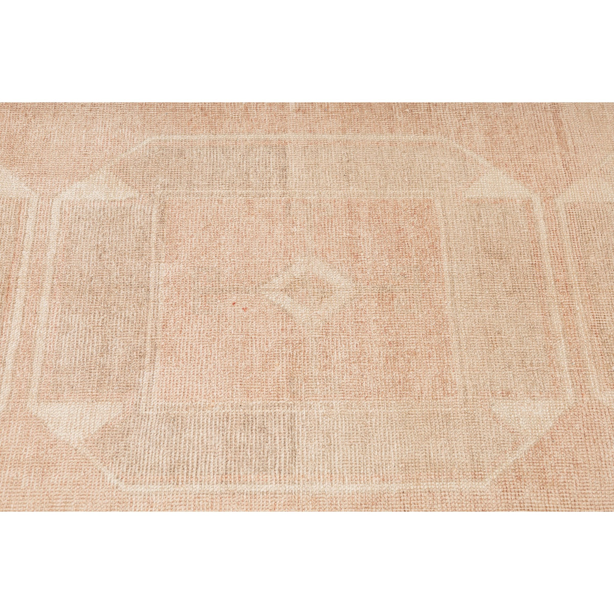 Vintage Neutral Oushak Rug Runner