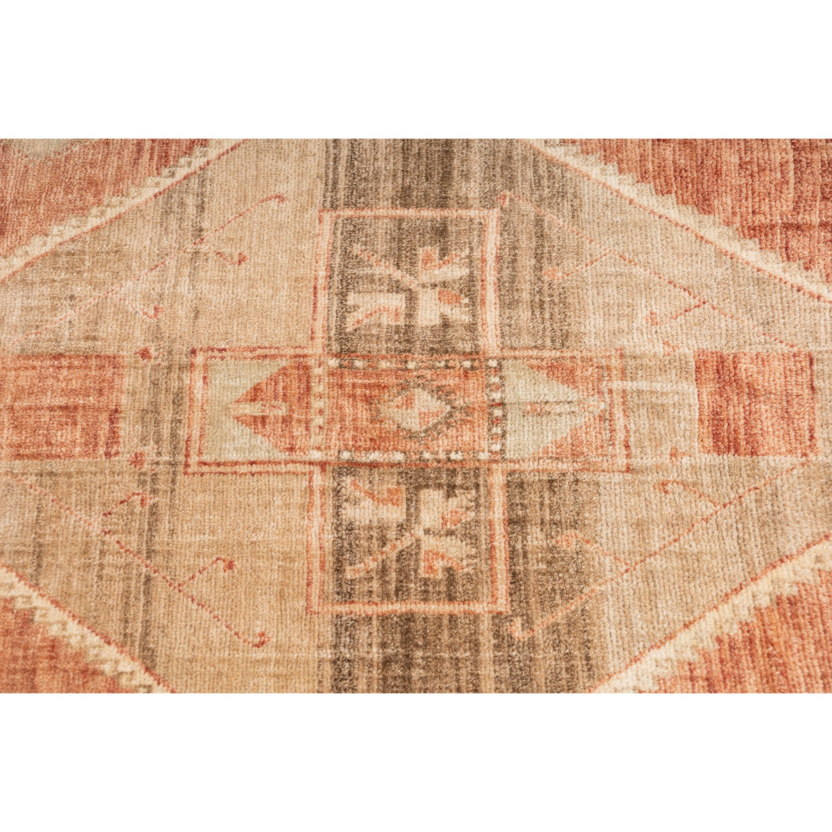 Vintage Neutral Oushak Rug Runner