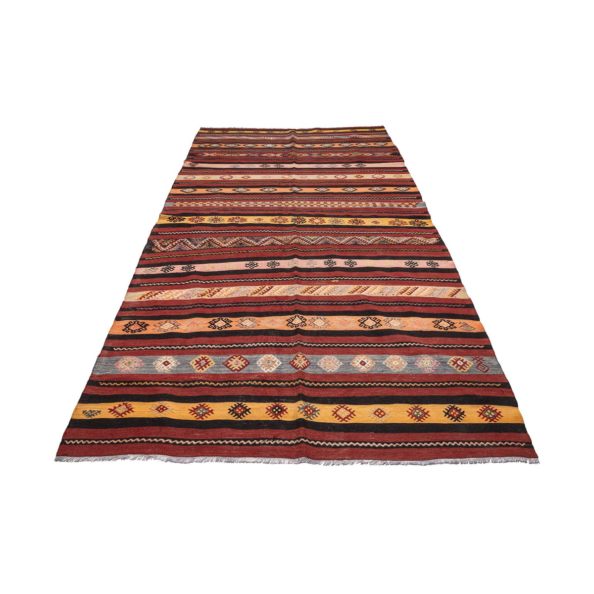 Oriental Handmade Striped Kilim Rug