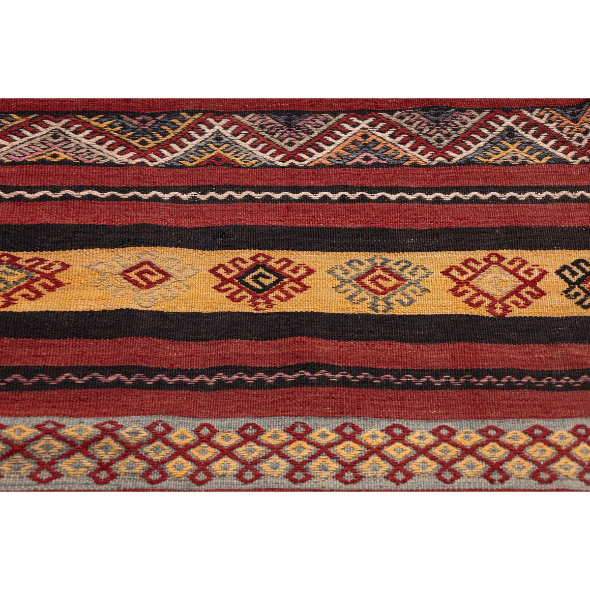 Oriental Handmade Striped Kilim Rug