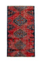 2'6" x 4'9" Vintage Small Red Area Rug