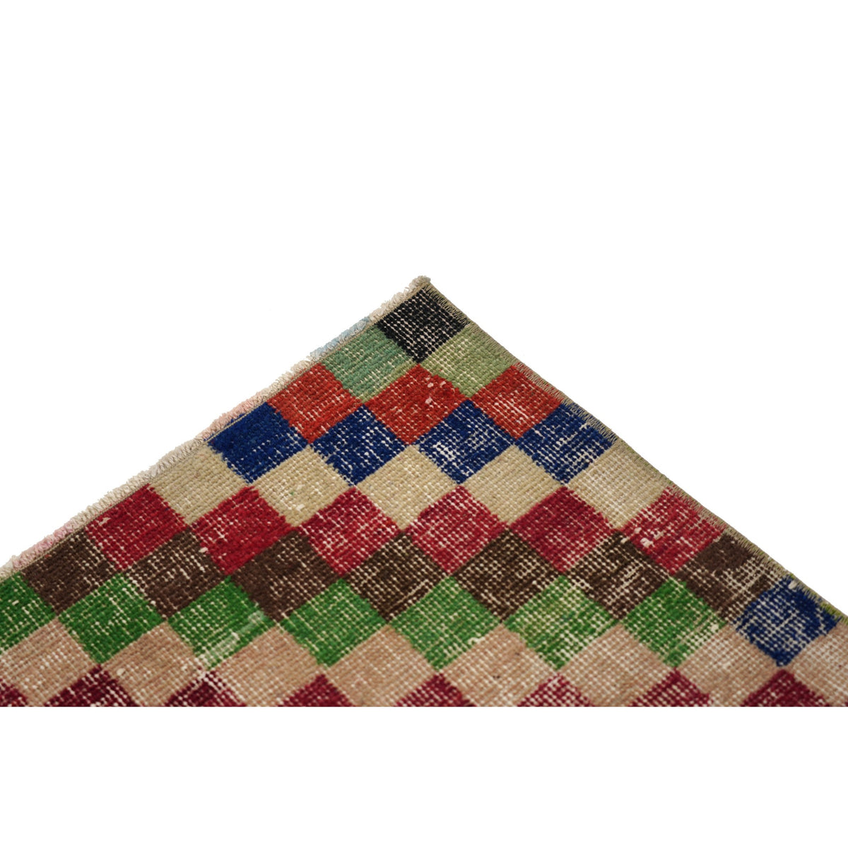 Indrika - (4'7'' x 6'8'') Vintage Turkish Rug