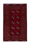 2'10" x 4'5" Vintage Turkish Small Red Turkoman Rug