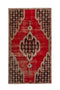 3'2" x 5'8" Vintage Turkish Small Red Rug