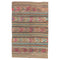 Turkish vintage handmade kilim rug