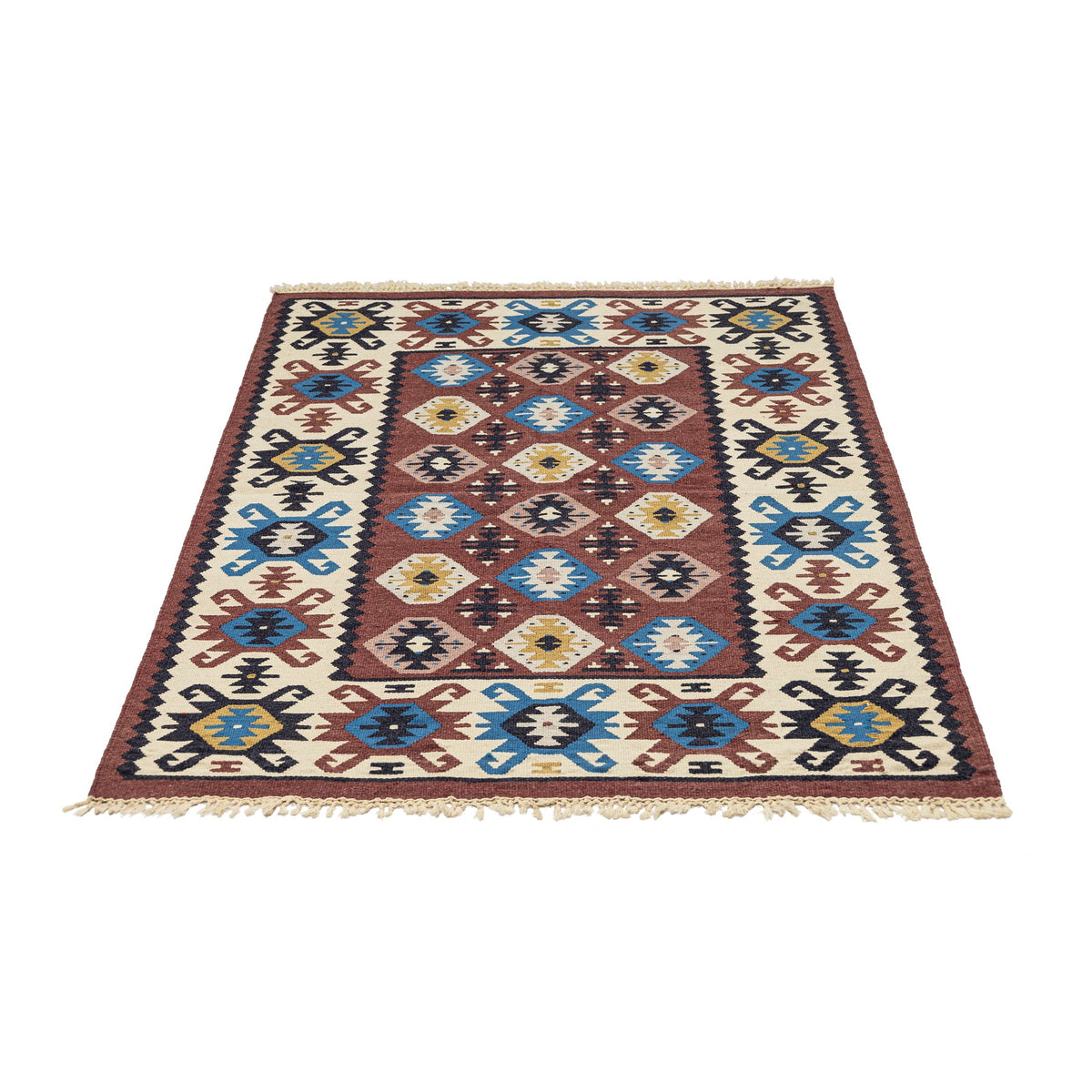 Megale - (3'4" x 4'9") Vintage Turkish Kilim