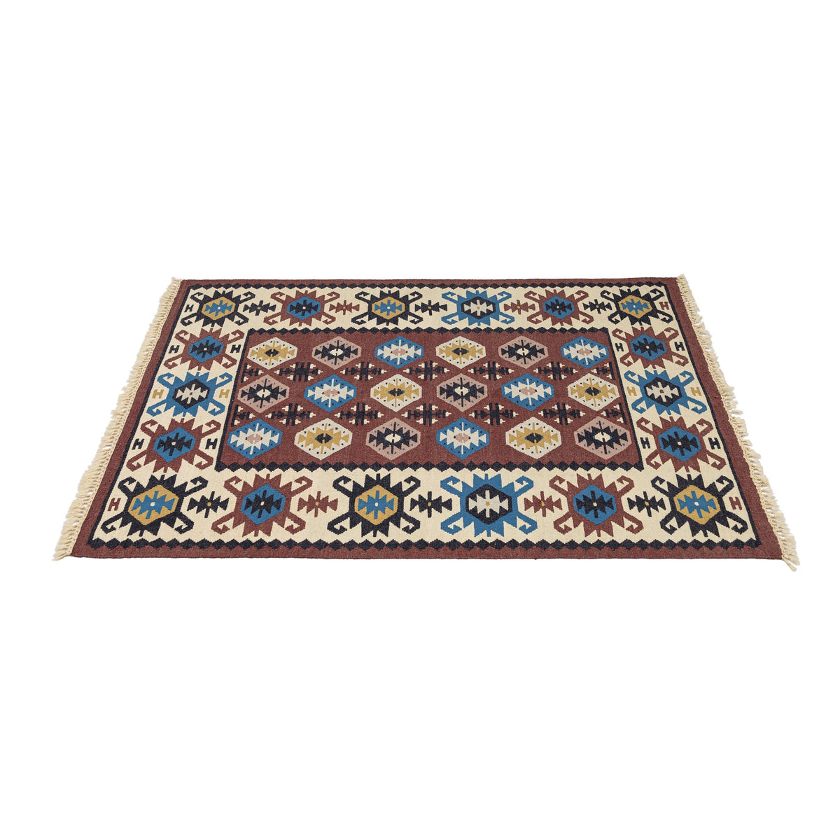 Megale - (3'4" x 4'9") Vintage Turkish Kilim