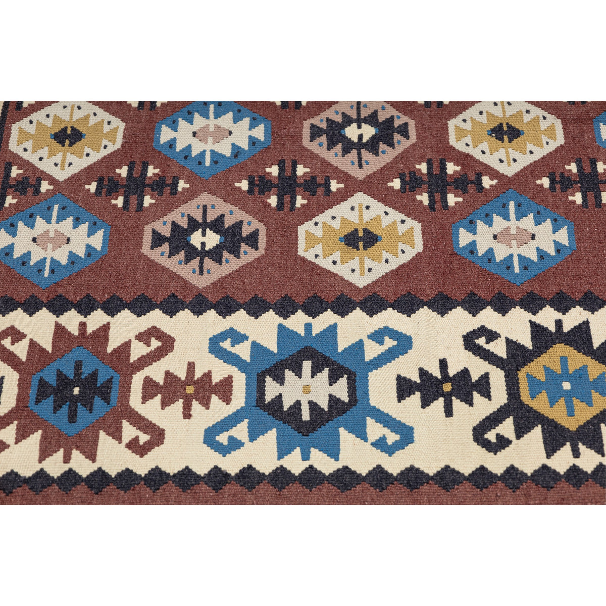 Megale - (3'4" x 4'9") Vintage Turkish Kilim