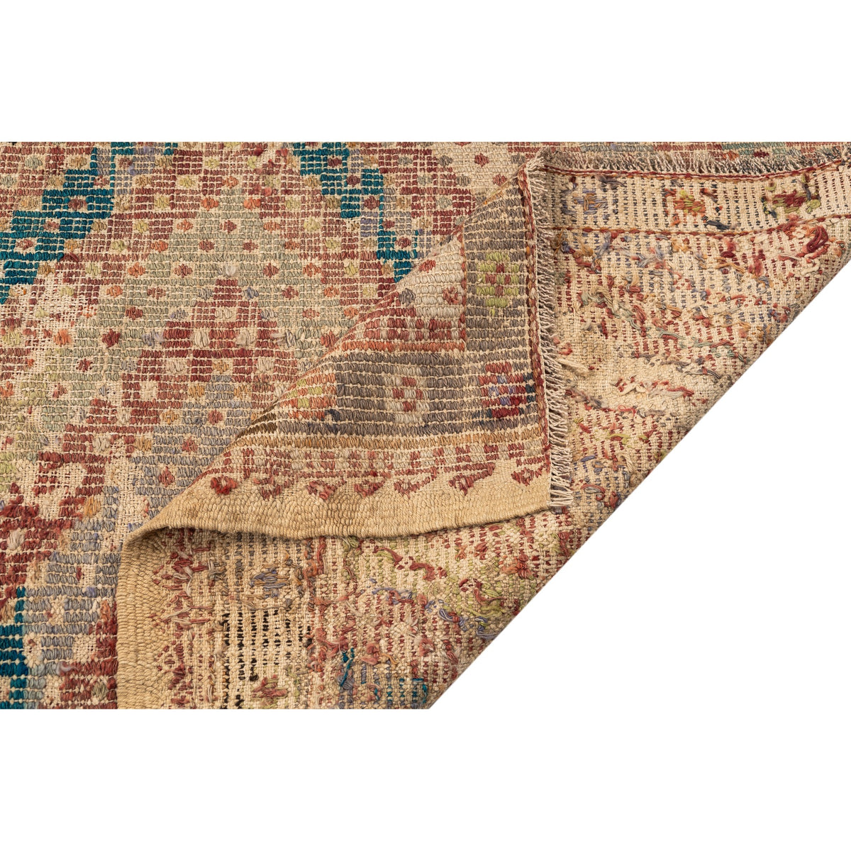 Ramlia - (6'7'' x 8'8'') Vintage Turkish Kilim