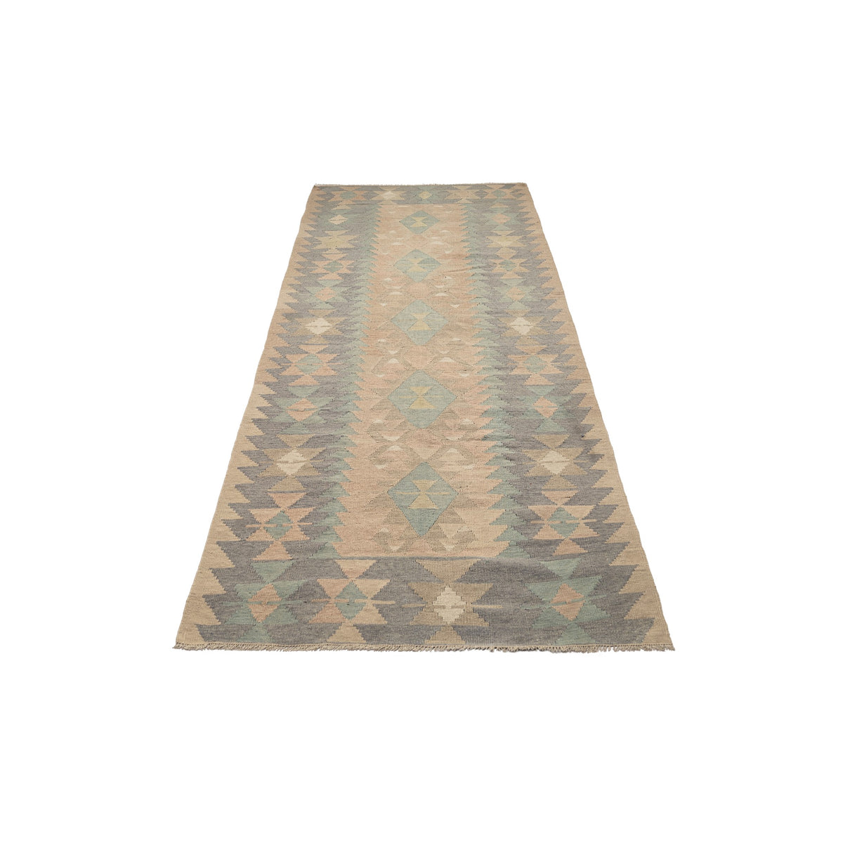 Gerevan - (3'5' x 9'6'') Vintage Turkish Kilim Runner