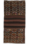 Patterned rug with geometric designs 