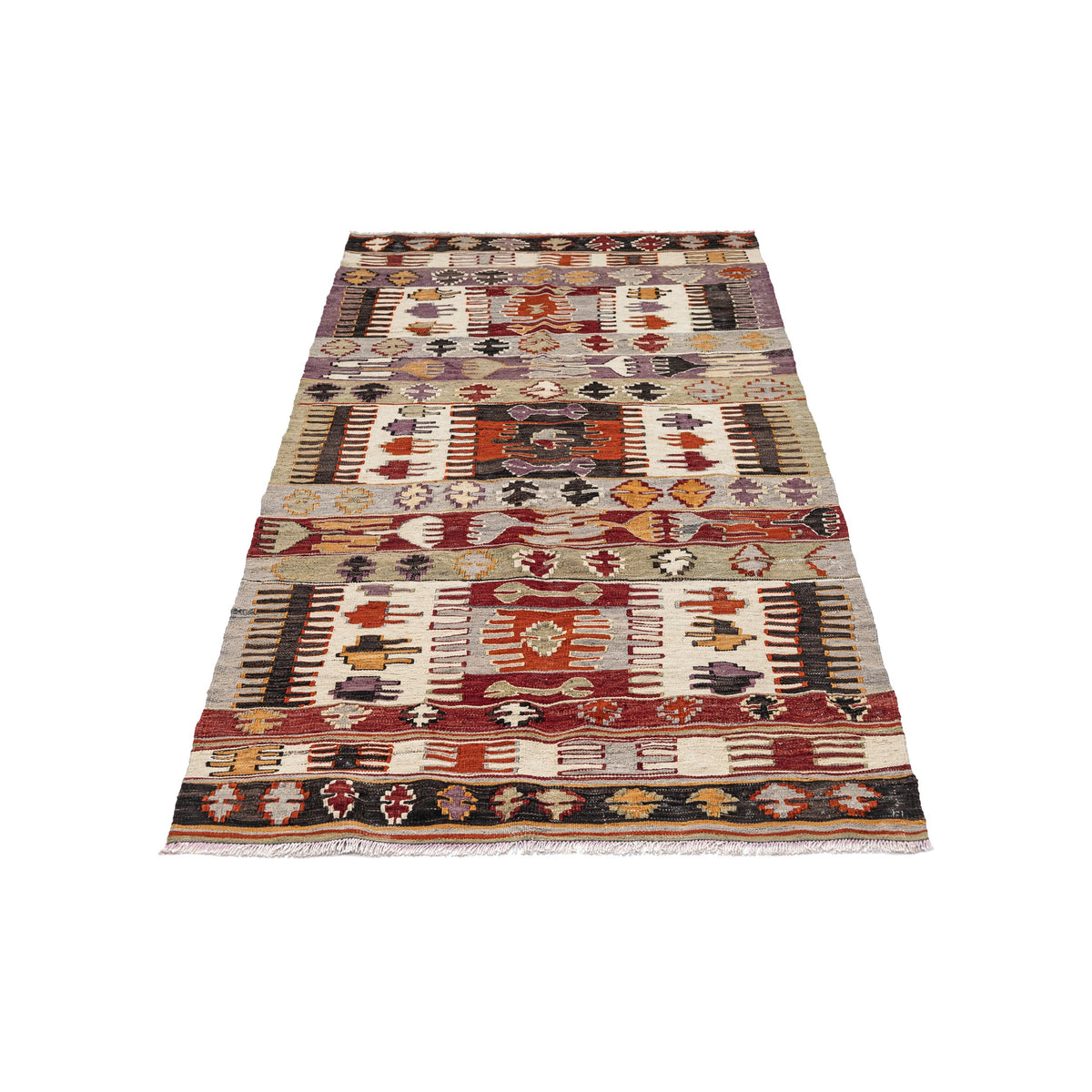 Naydan - (3'3'' x 6'10'') Vintage Turkish Kilim