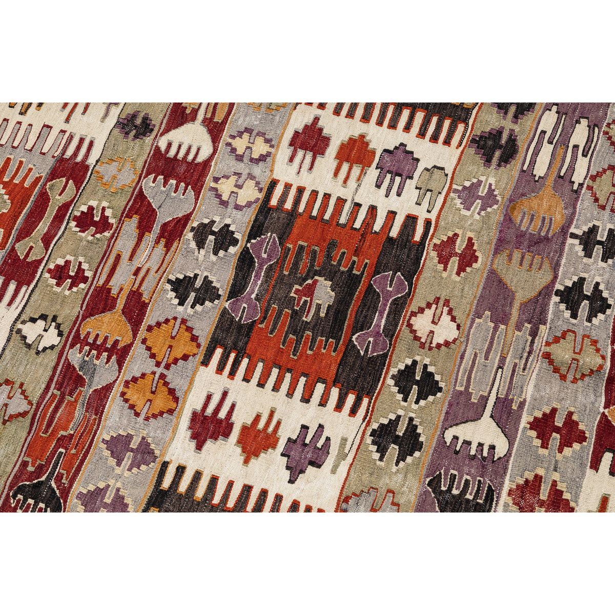 Naydan - (3'3'' x 6'10'') Vintage Turkish Kilim