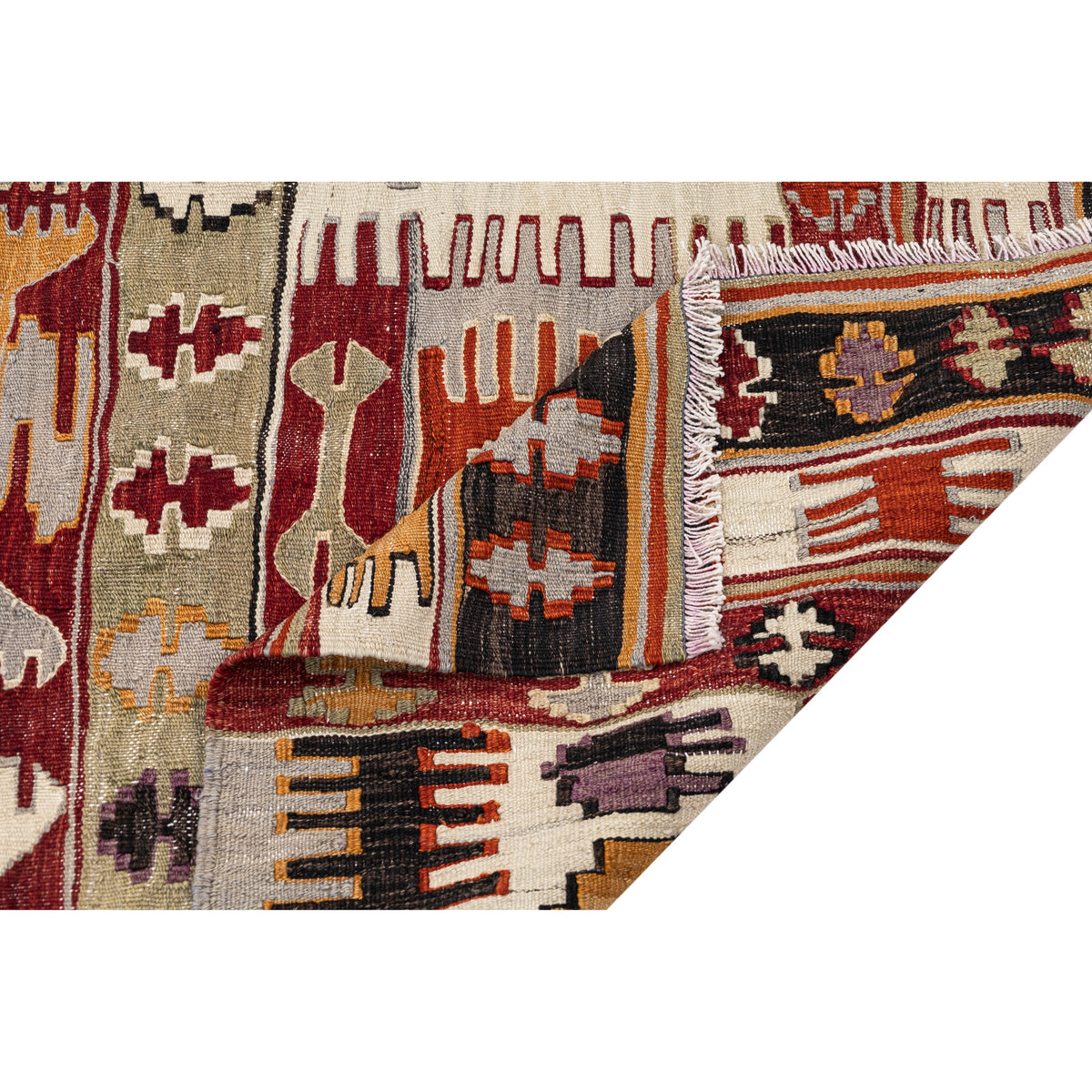 Naydan - (3'3'' x 6'10'') Vintage Turkish Kilim